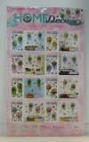 ST-818 blue layer upon layer decorative stickers Item Picture